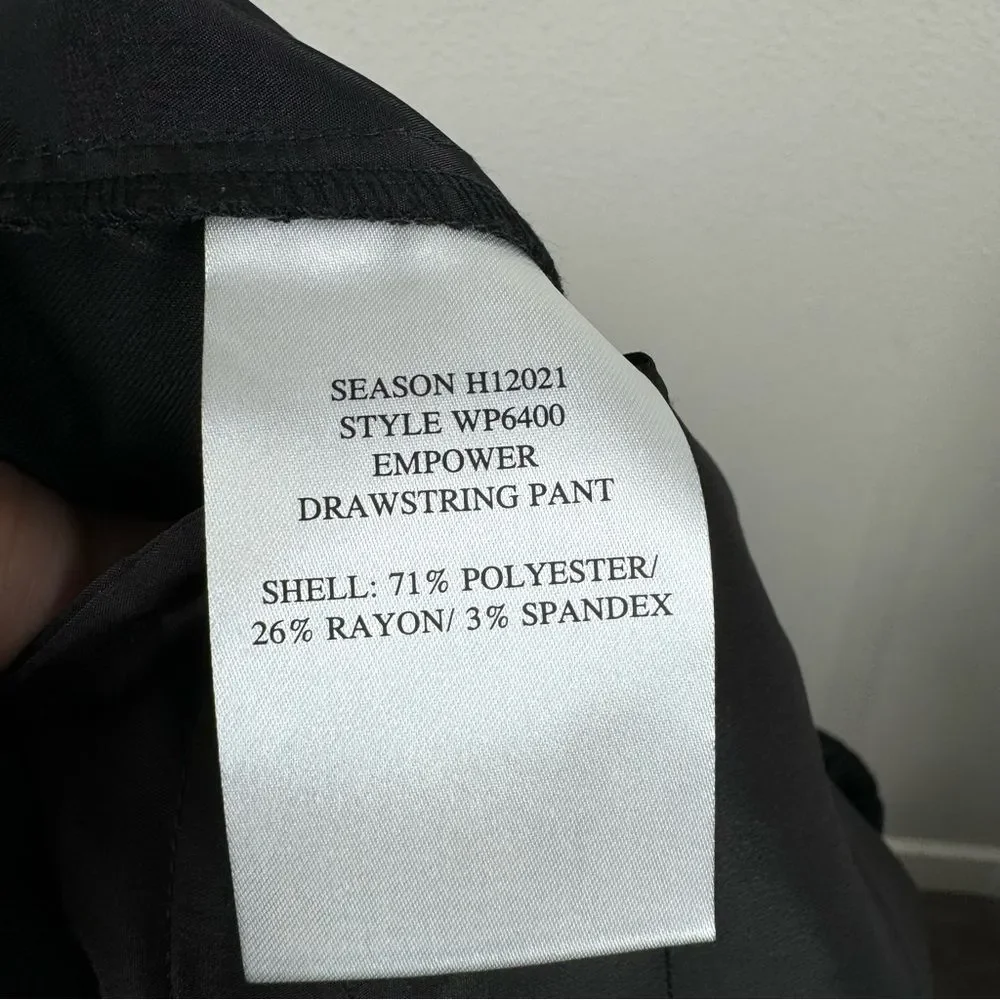 WILDFANG The Empower Drawstring Pants Black Pull On Drawstring Waistband Small - Picture 6 of 7